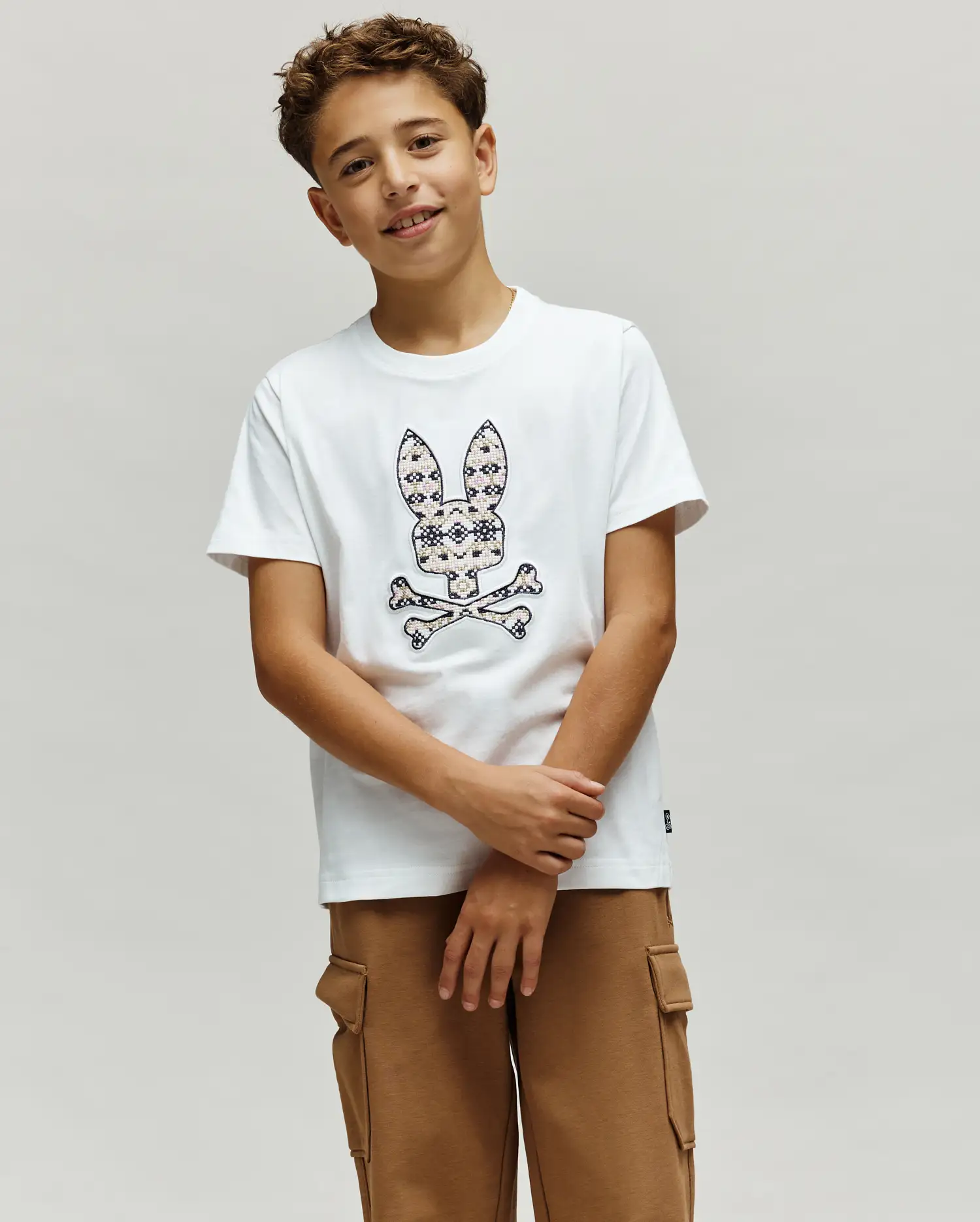 KIDS INDIGO FAIR ISLE GRAPHIC TEE - KT0200105 - Image 3