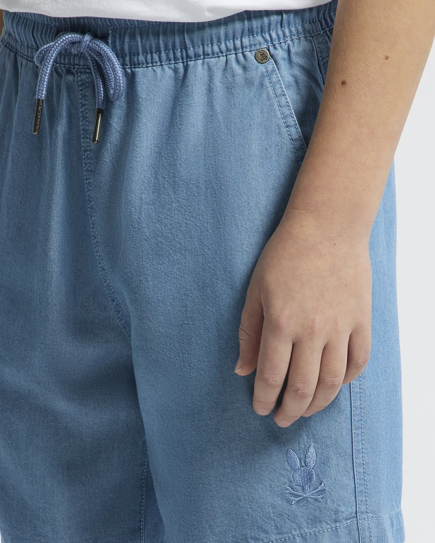 KIDS KERVIN LIGHTWEIGHT DENIM WOVEN SHORT - B0R633F200 - Image 11
