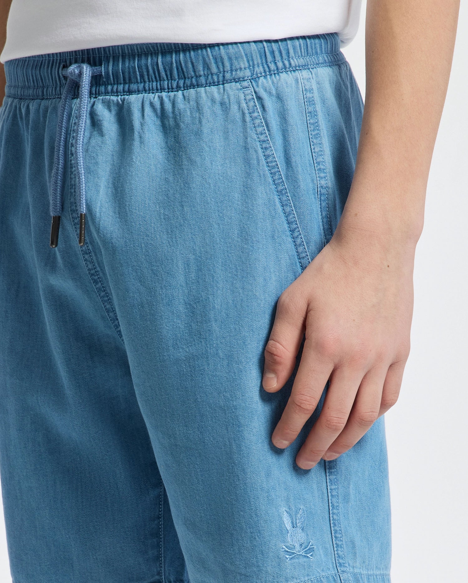 KIDS KERVIN LIGHTWEIGHT DENIM WOVEN SHORT - B0R633F200 - Image 3