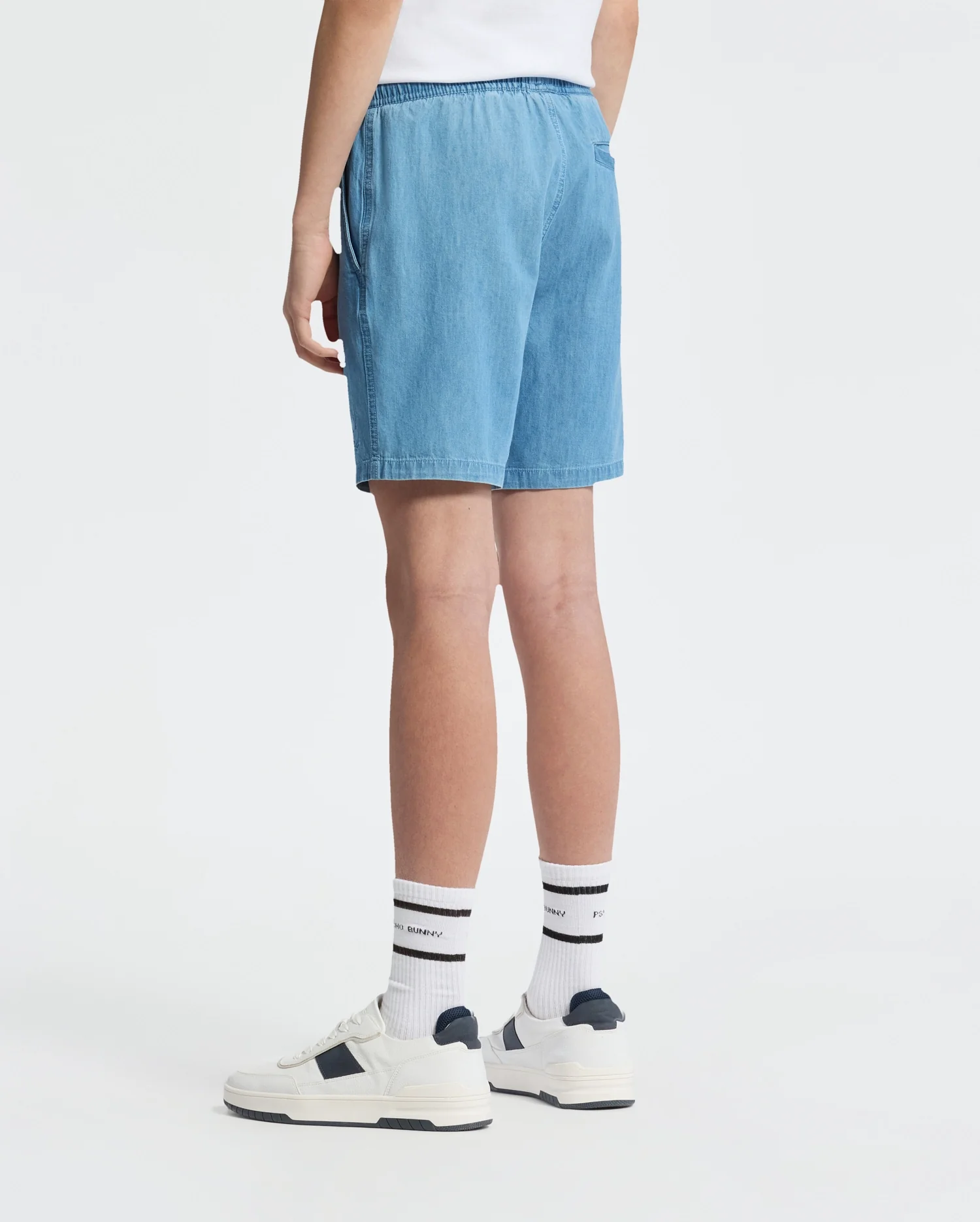 KIDS KERVIN LIGHTWEIGHT DENIM WOVEN SHORT - B0R633F200 - Image 4