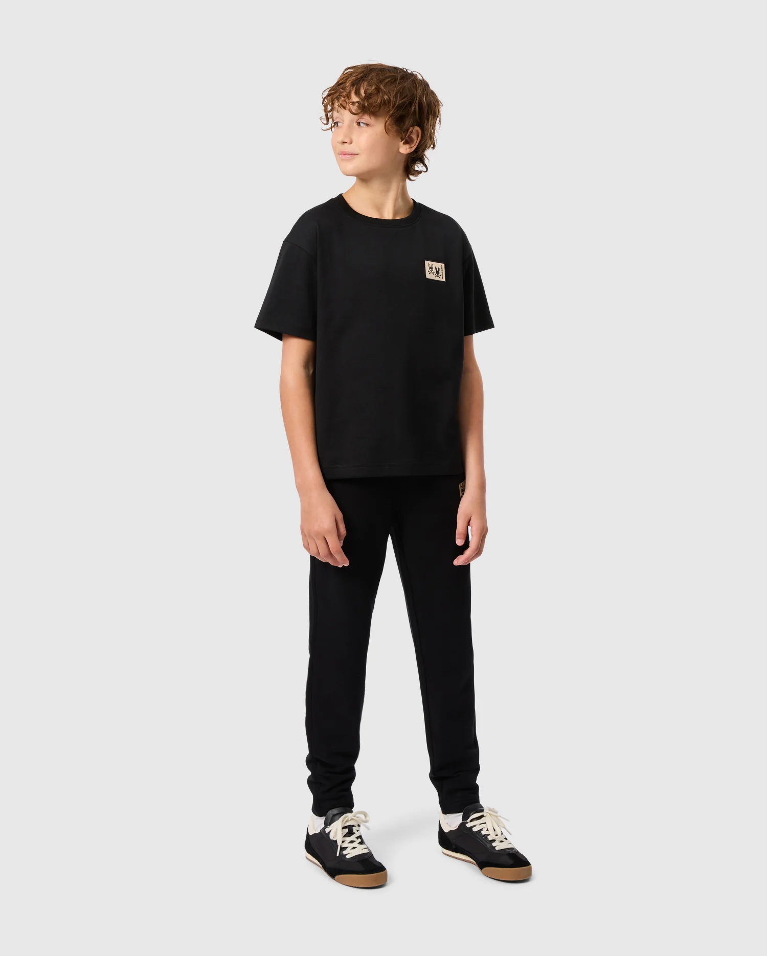 KIDS MONROE TWILL PATCH FLEECE SWEATPANT - B0P929D200 - Image 9