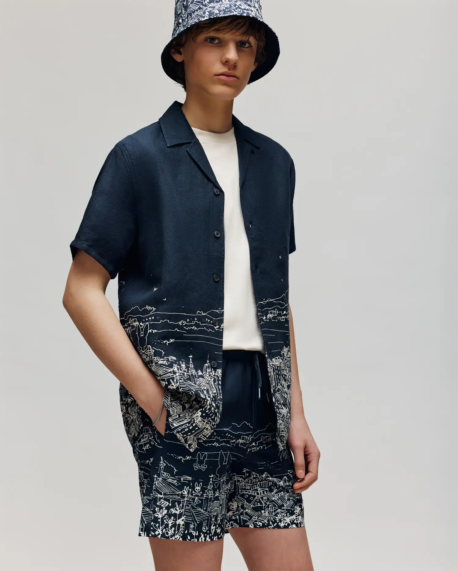 KIDS NAXOS LINEN BLEND SHIRT - KT0300005 - Image 6