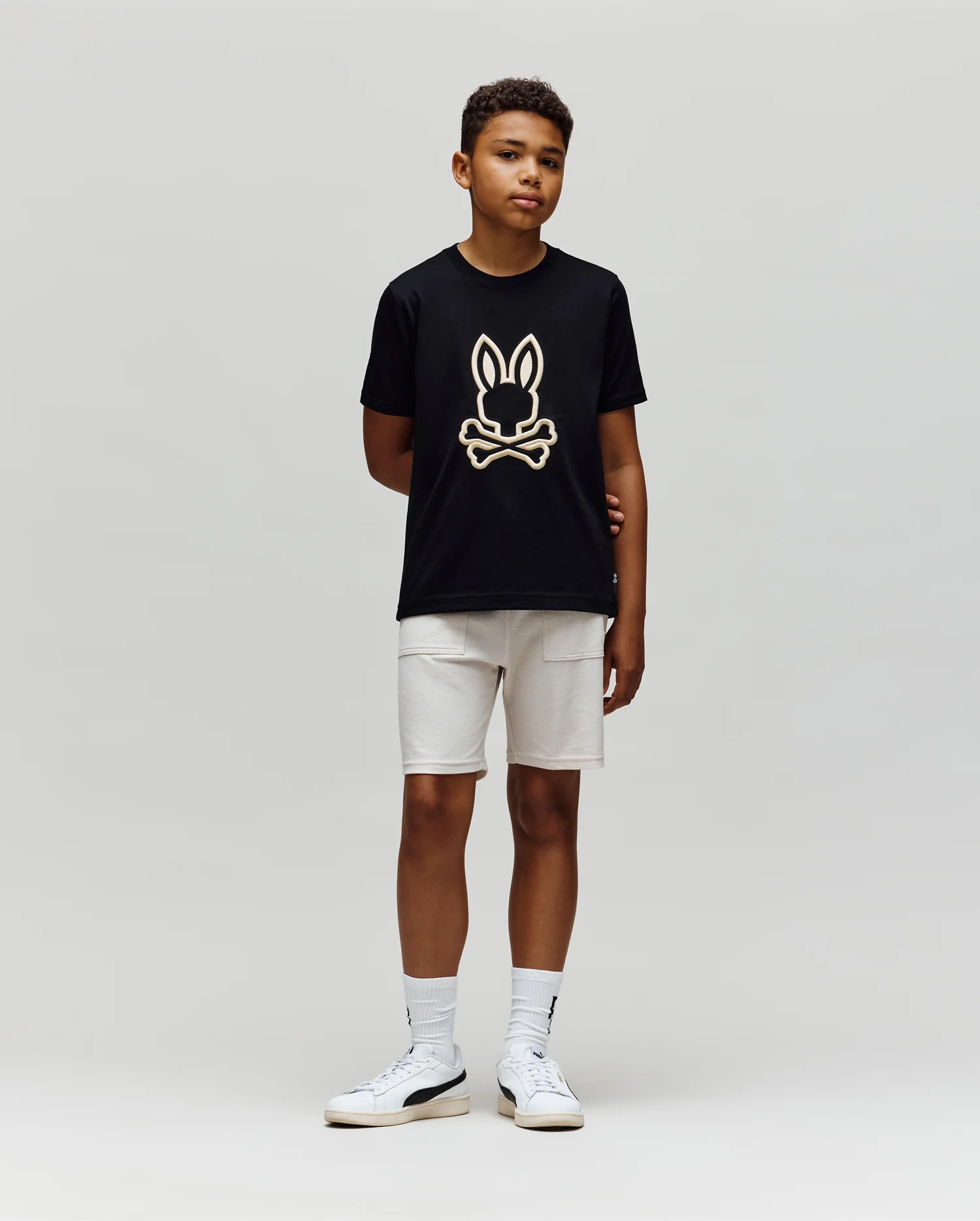 KIDS NICHOLAS EMBROIDERED TEE - KT0200037 - Image 2