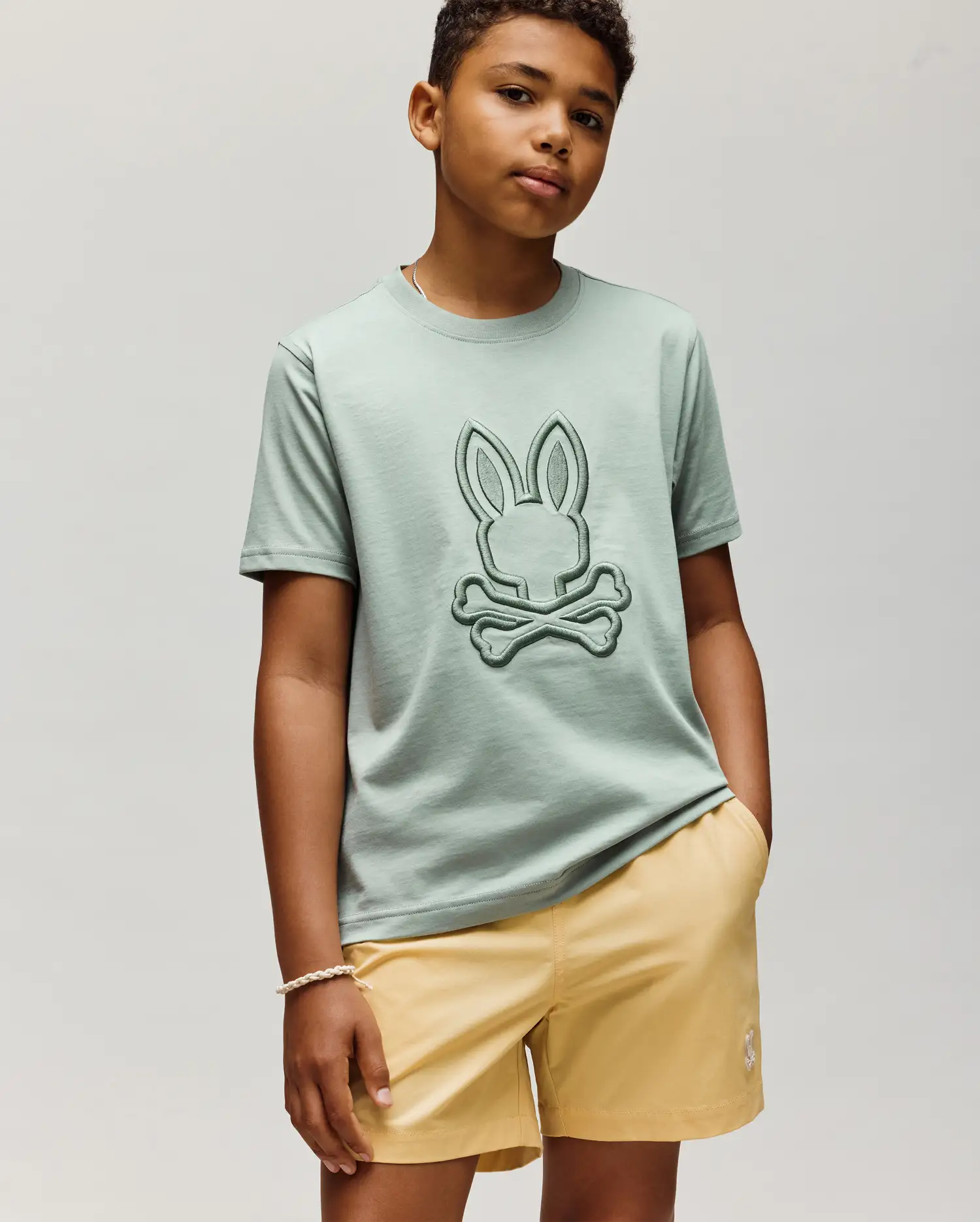 KIDS NICHOLAS EMBROIDERED TEE - KT0200037 - Image 2