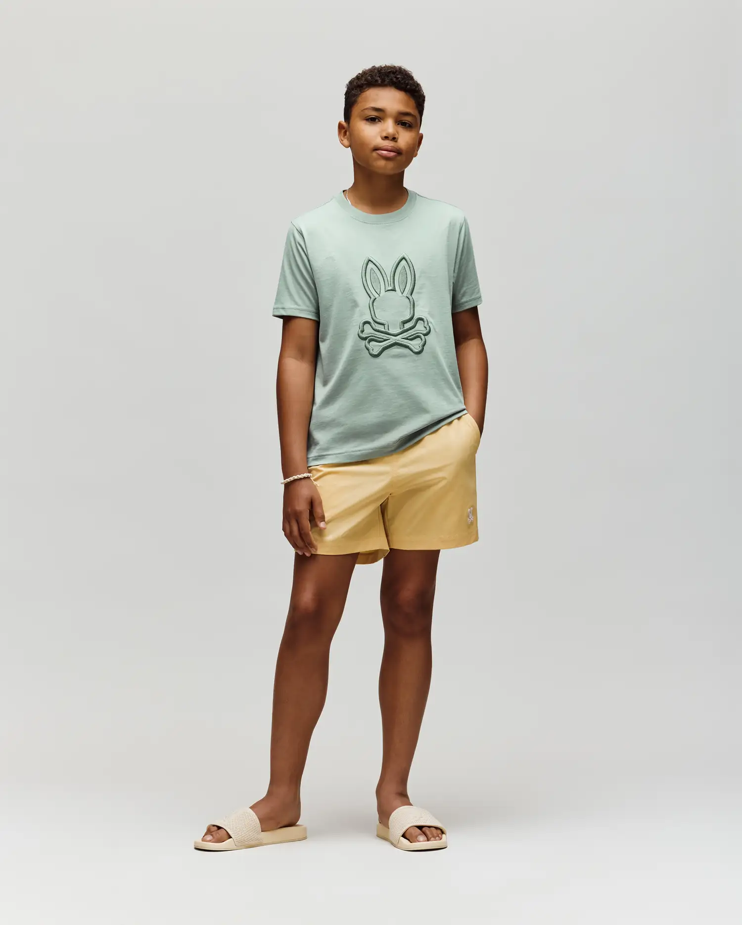 KIDS NICHOLAS EMBROIDERED TEE - KT0200037 - Image 4