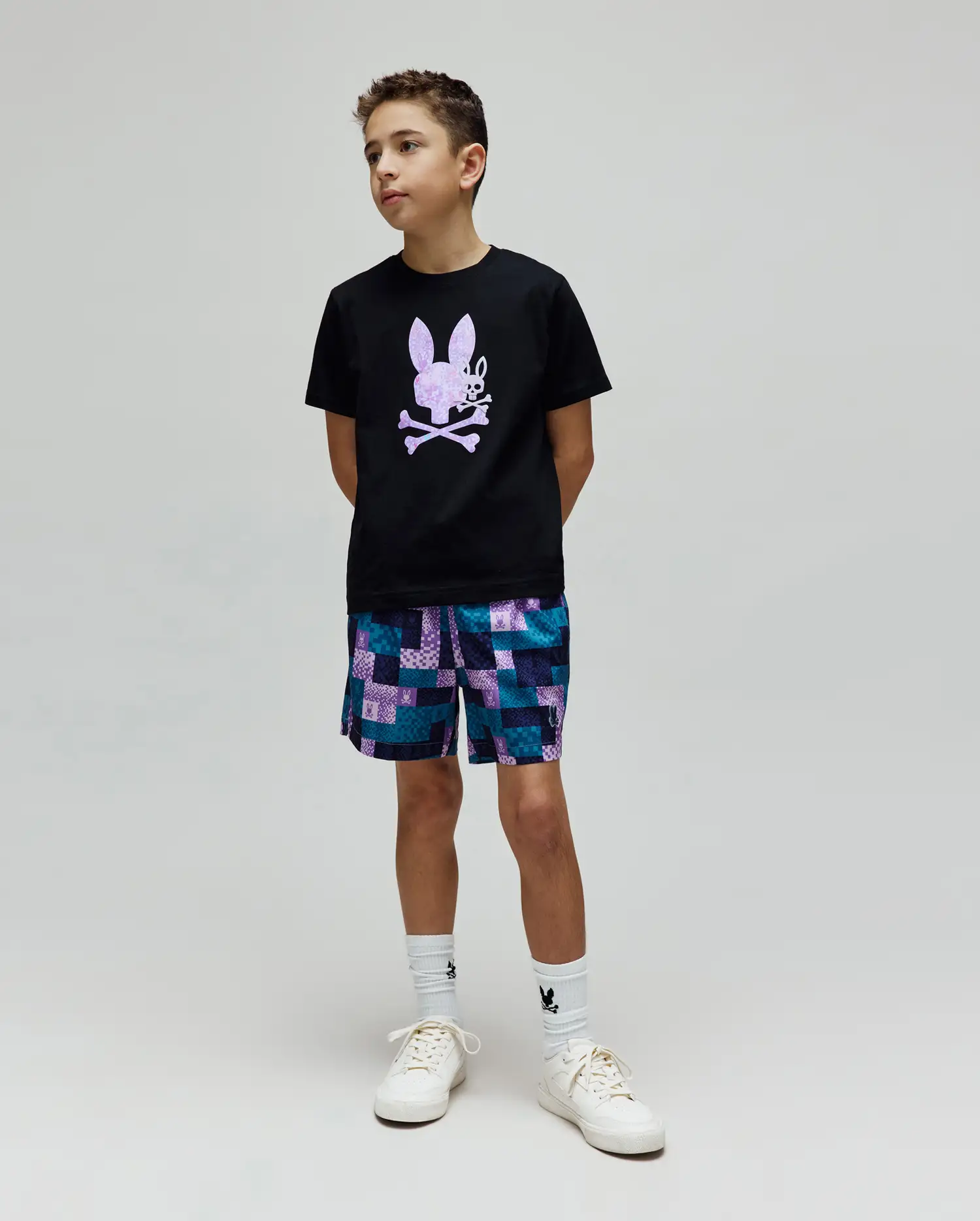 KIDS OLIVIER ALL OVER BUNNY SWIM TRUNK - KB1000031 - Image 4