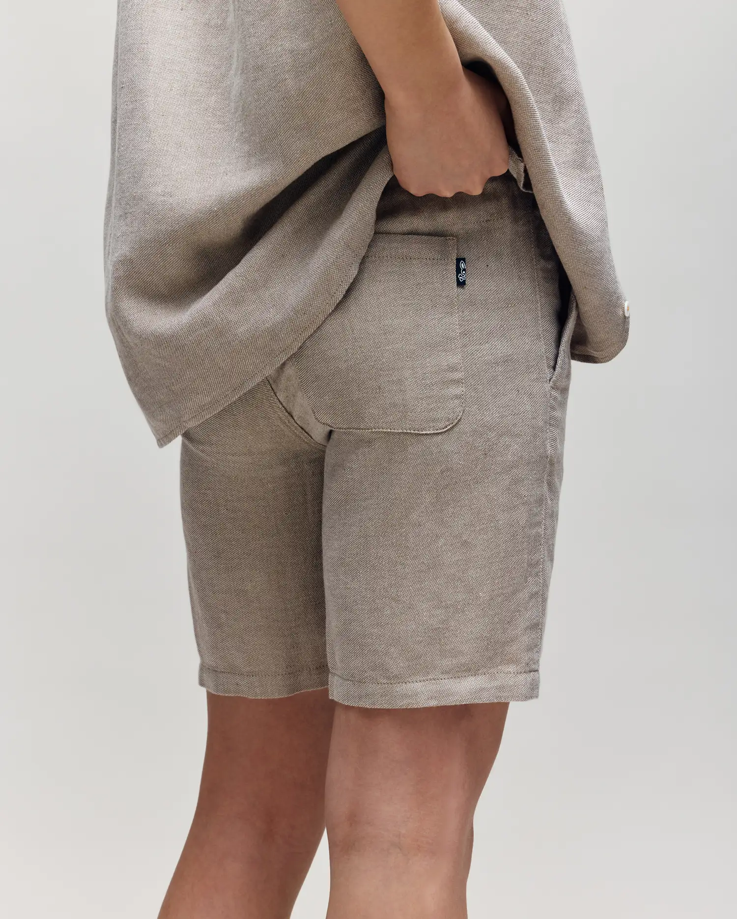 KIDS WINDCREST LINEN BLEND DRAWSTRING SHORT - B0R474C200 - Image 8