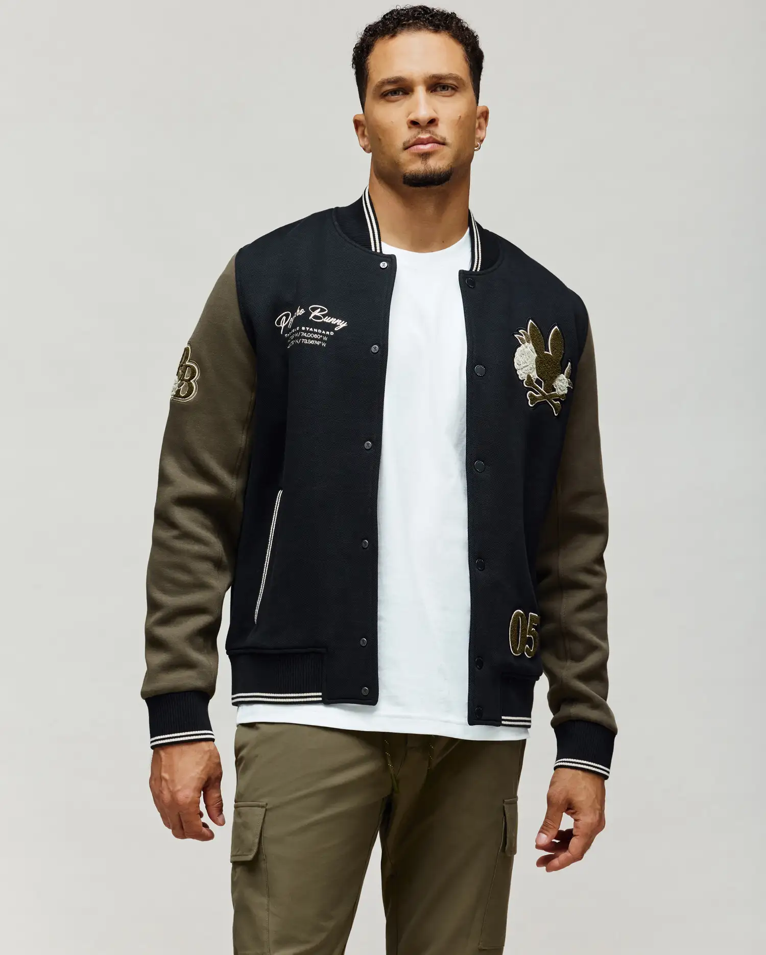 MENS AUGUSTE KNIT VARSITY BOMBER - MO1100050 - Image 4