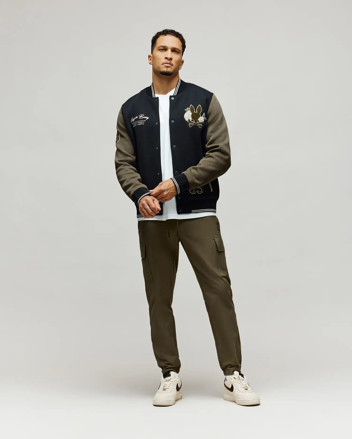 MENS AUGUSTE KNIT VARSITY BOMBER - MO1100050 - Image 5