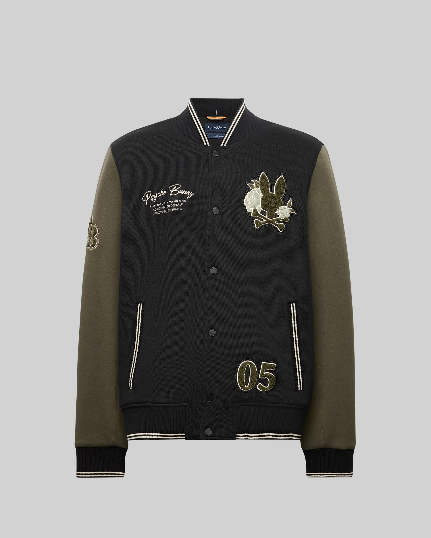 MENS AUGUSTE KNIT VARSITY BOMBER - MO1100050 - Image 6