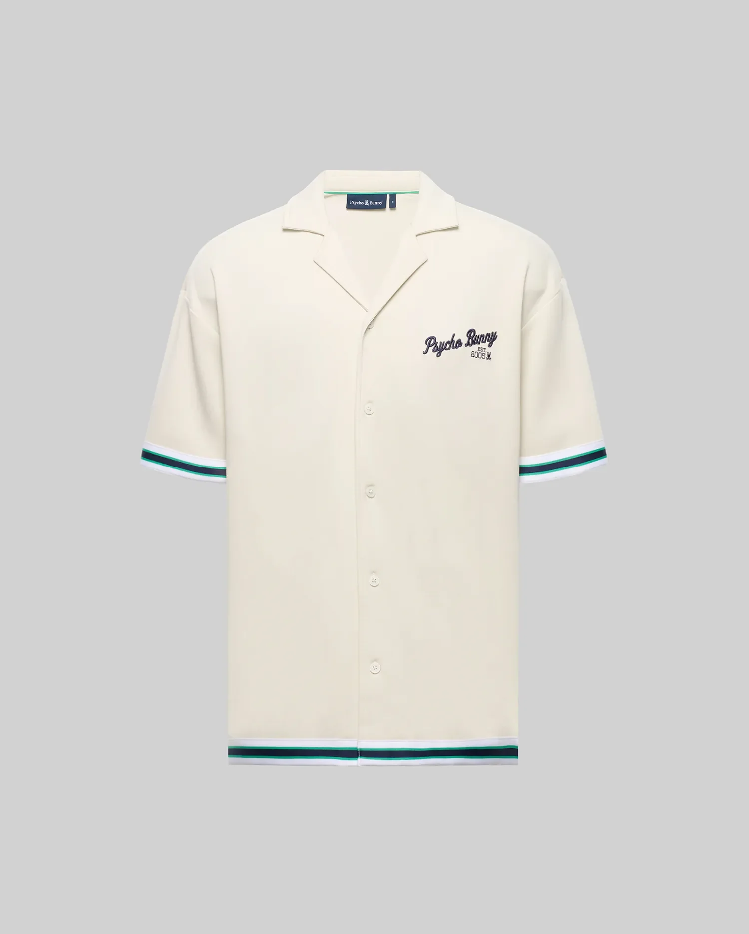 MENS BASIL TAPED CAMP COLLAR SHIRT - MT0500004 - Image 4