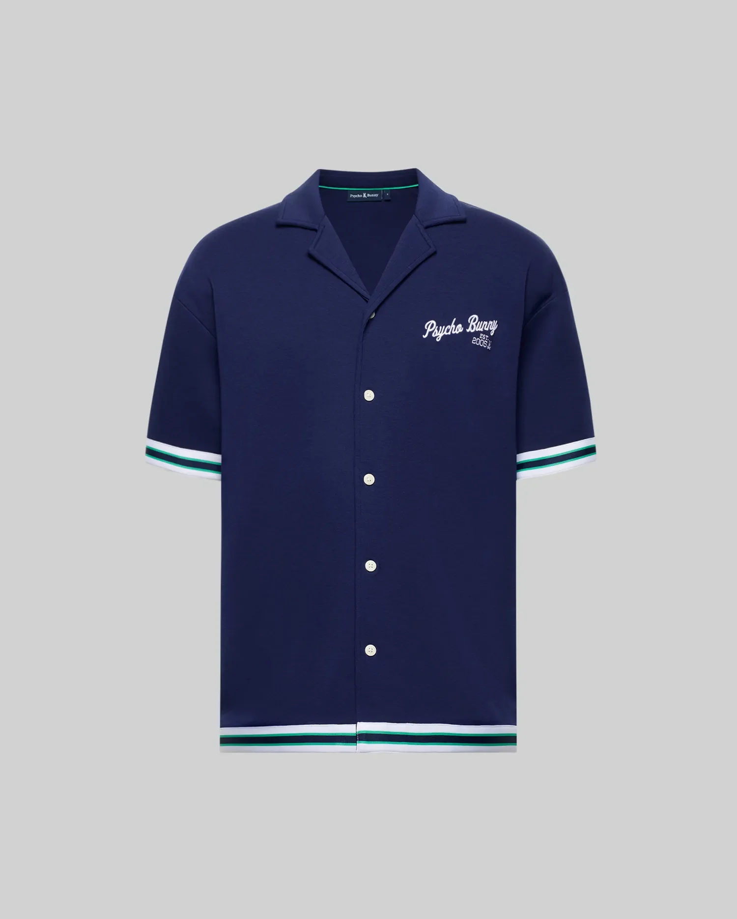 MENS BASIL TAPED CAMP COLLAR SHIRT - MT0500004 - Image 4
