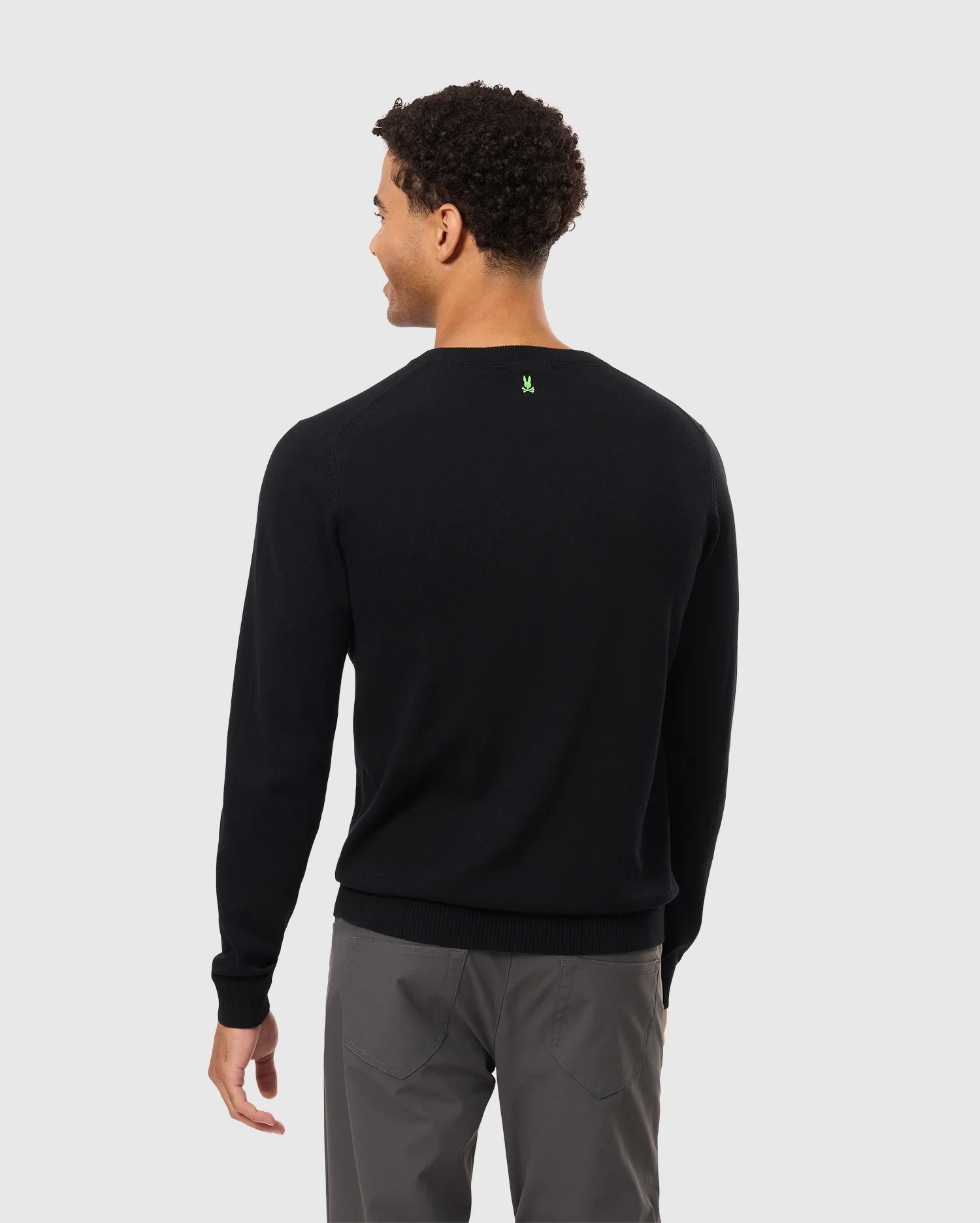 MENS BELMORE EXTRA FINE COTTON SWEATER - B6E832D200 - Image 6
