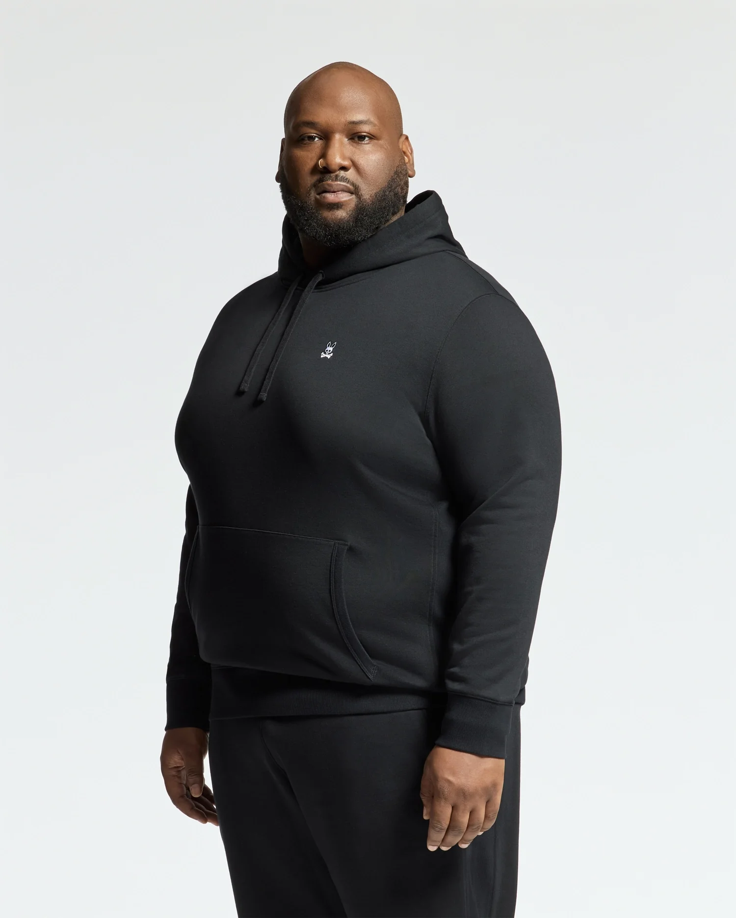 MENS BIG AND TALL LEVY ESSENTIAL FLEECE HOODIE - B9H859D200 - Image 6