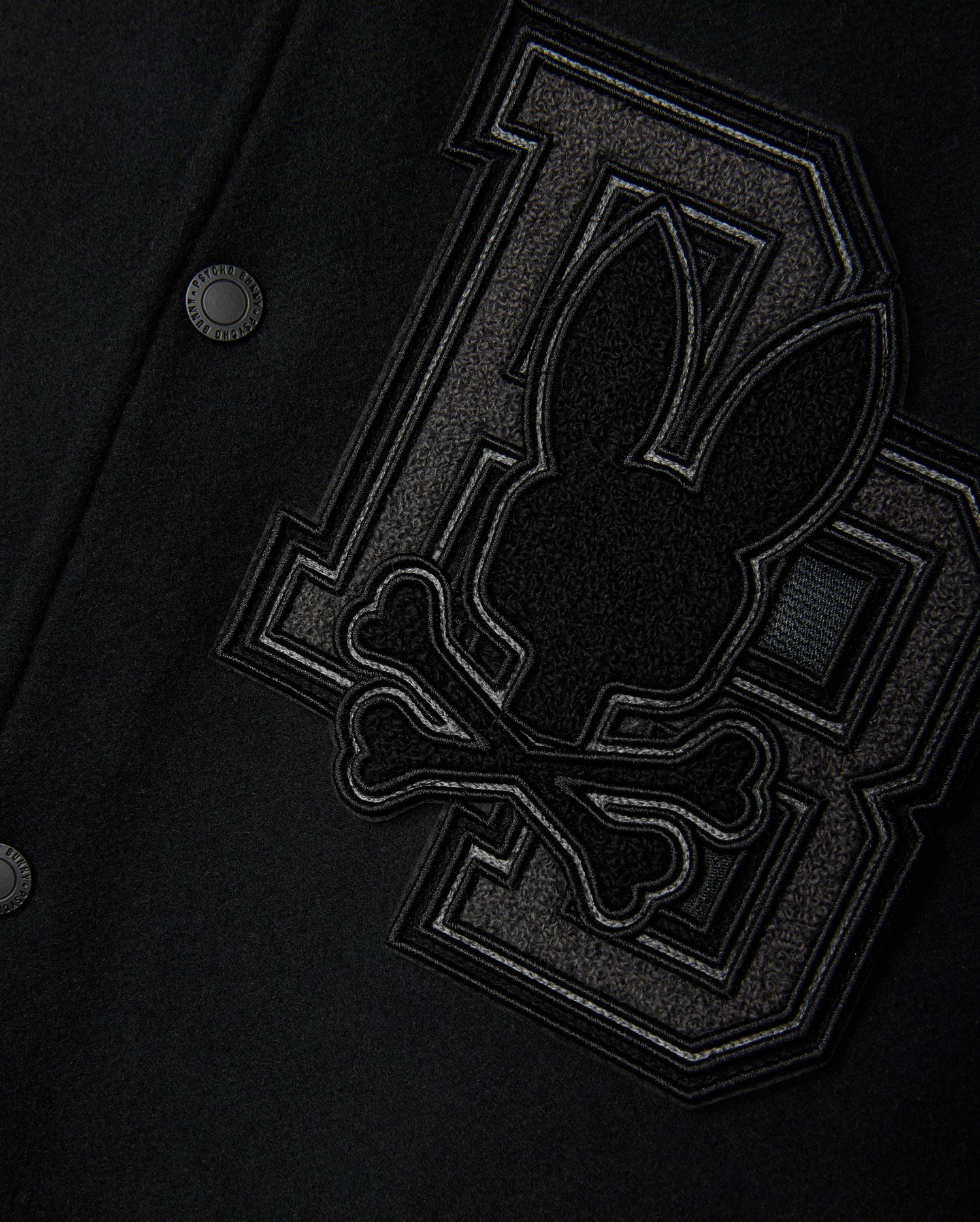 MENS BRAYDEN WOOL LEATHER VARSITY BOMBER - B6J876D200 - Image 4