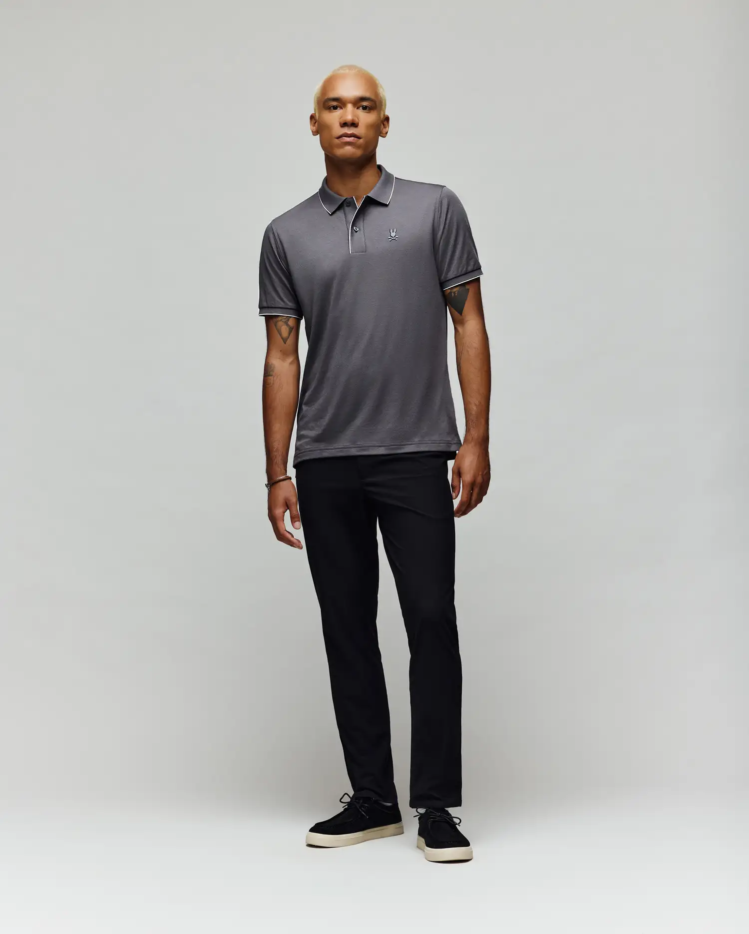 MENS BRYCE PERFORMANCE PIQUE POLO SHIRT - B6K486F200 - Image 4