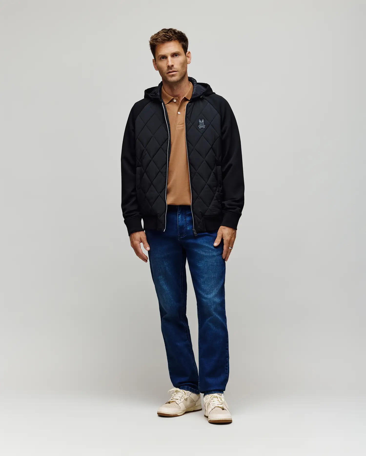 MENS CALLUM MIX MEDIA JACKET - MO1100038 - Image 4