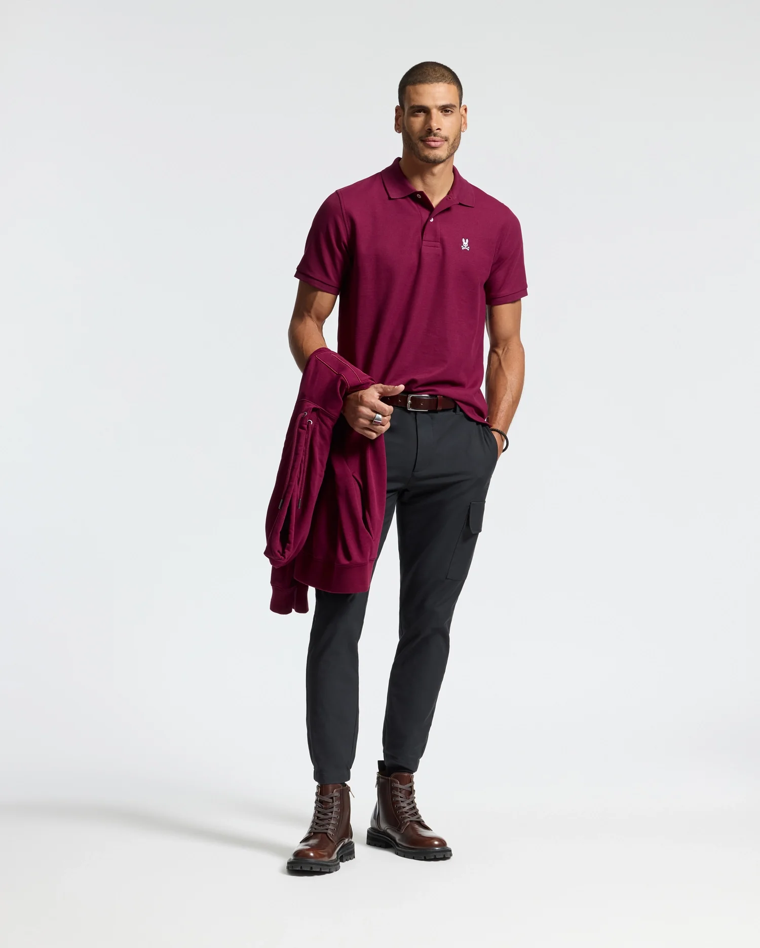 MENS CLASSIC PIQUE POLO SHIRT - B6K001Z1PC - Image 6