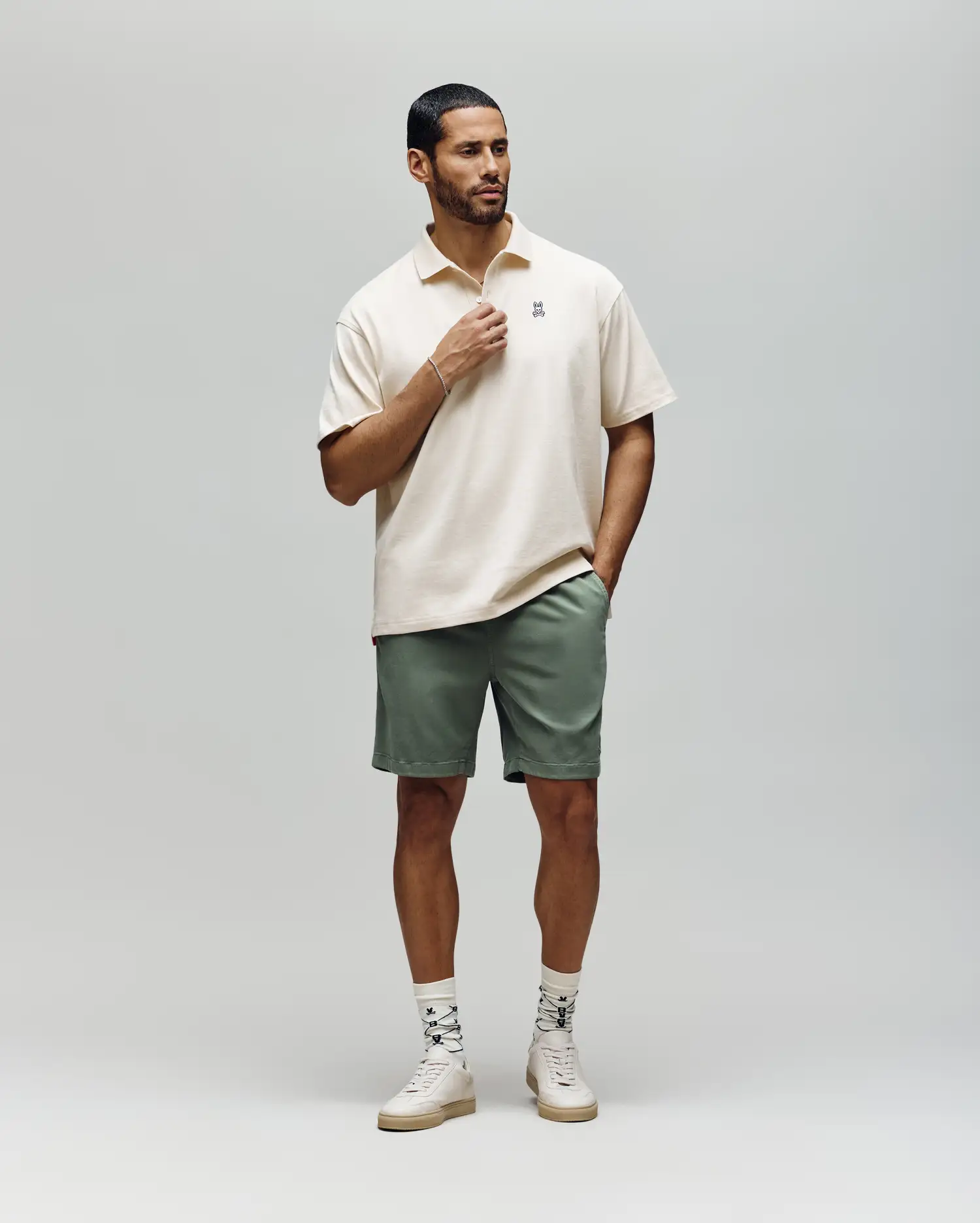 MENS HENRY OVERSIZED FIT POLO - MT0100104 - Image 3