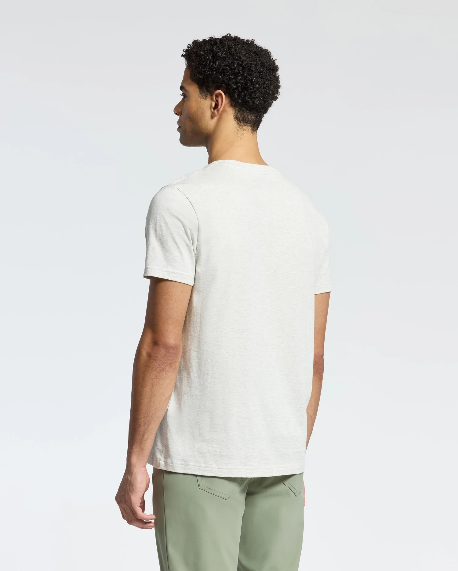 MENS JAMES PREMIUM CREW NECK TEE - B6U952D200 - Image 4