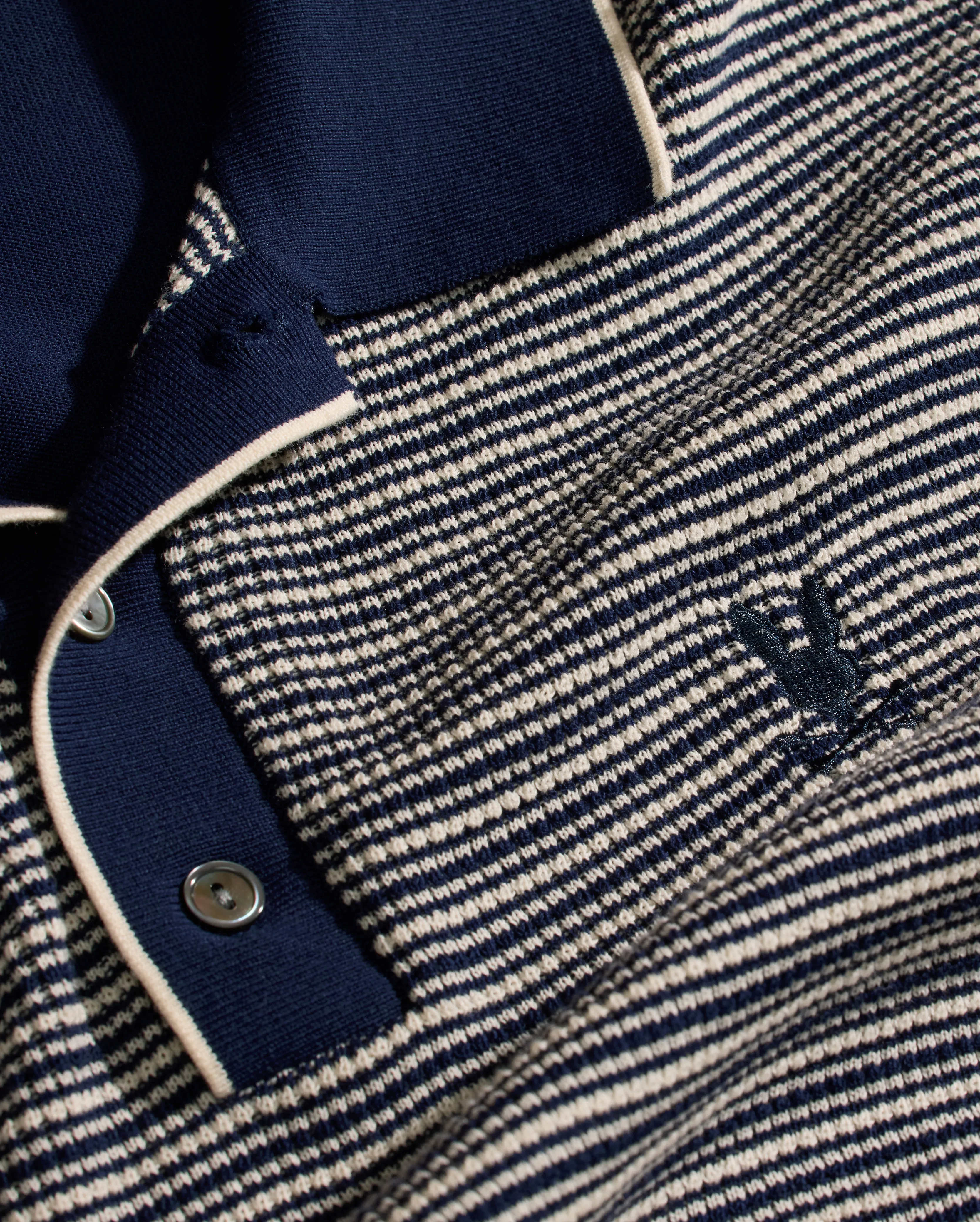 MENS KENNY STRIPED KNIT POLO - MT0400003 - Image 5