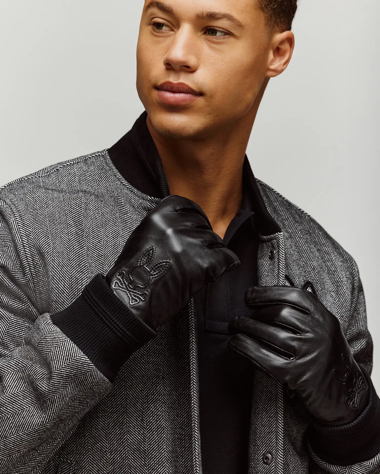 MENS LEATHER GLOVES - MO2500023 - Image 2