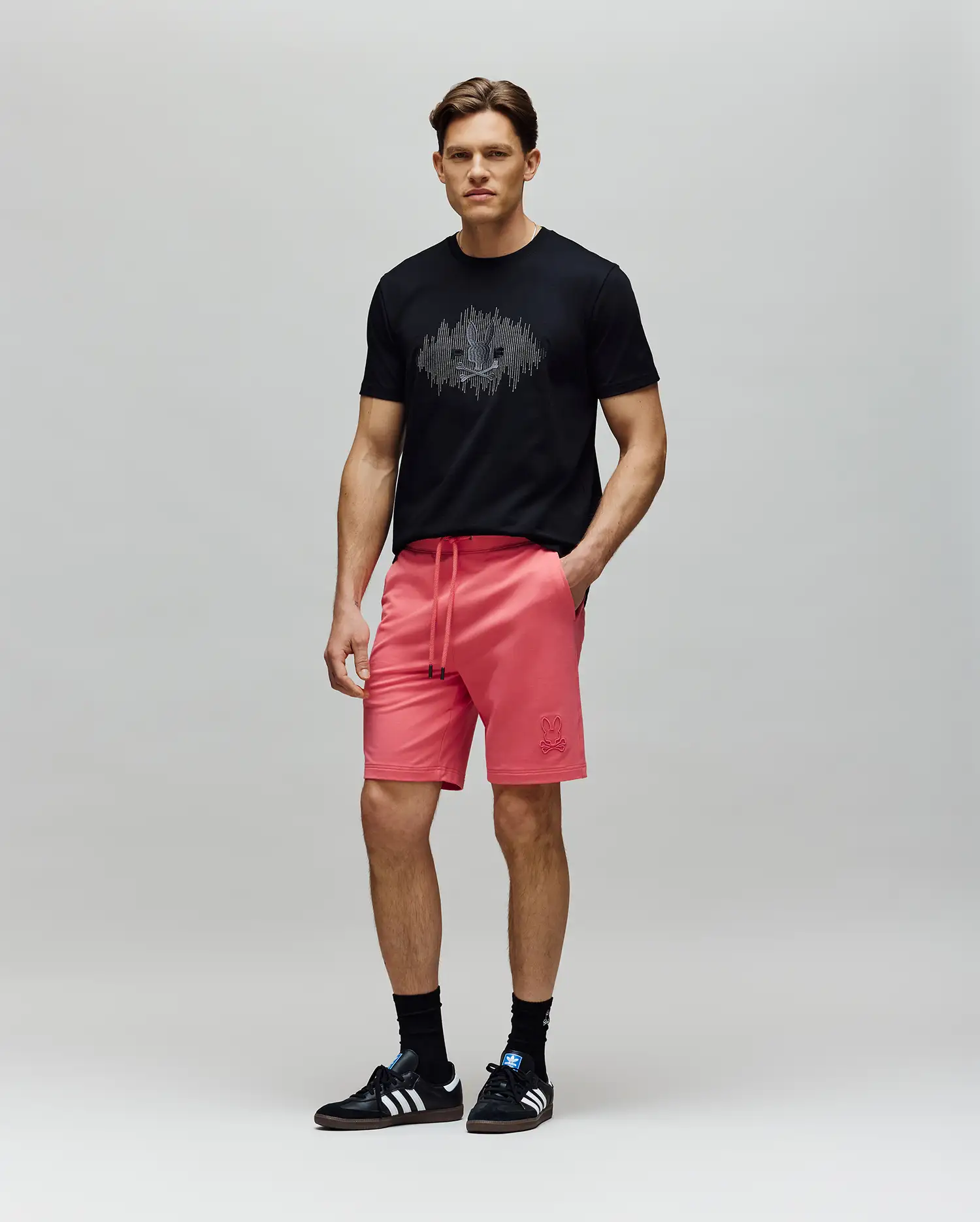 MENS LEVANZO FRENCH TERRY SWEATSHORT - B6R578F200 - Image 4