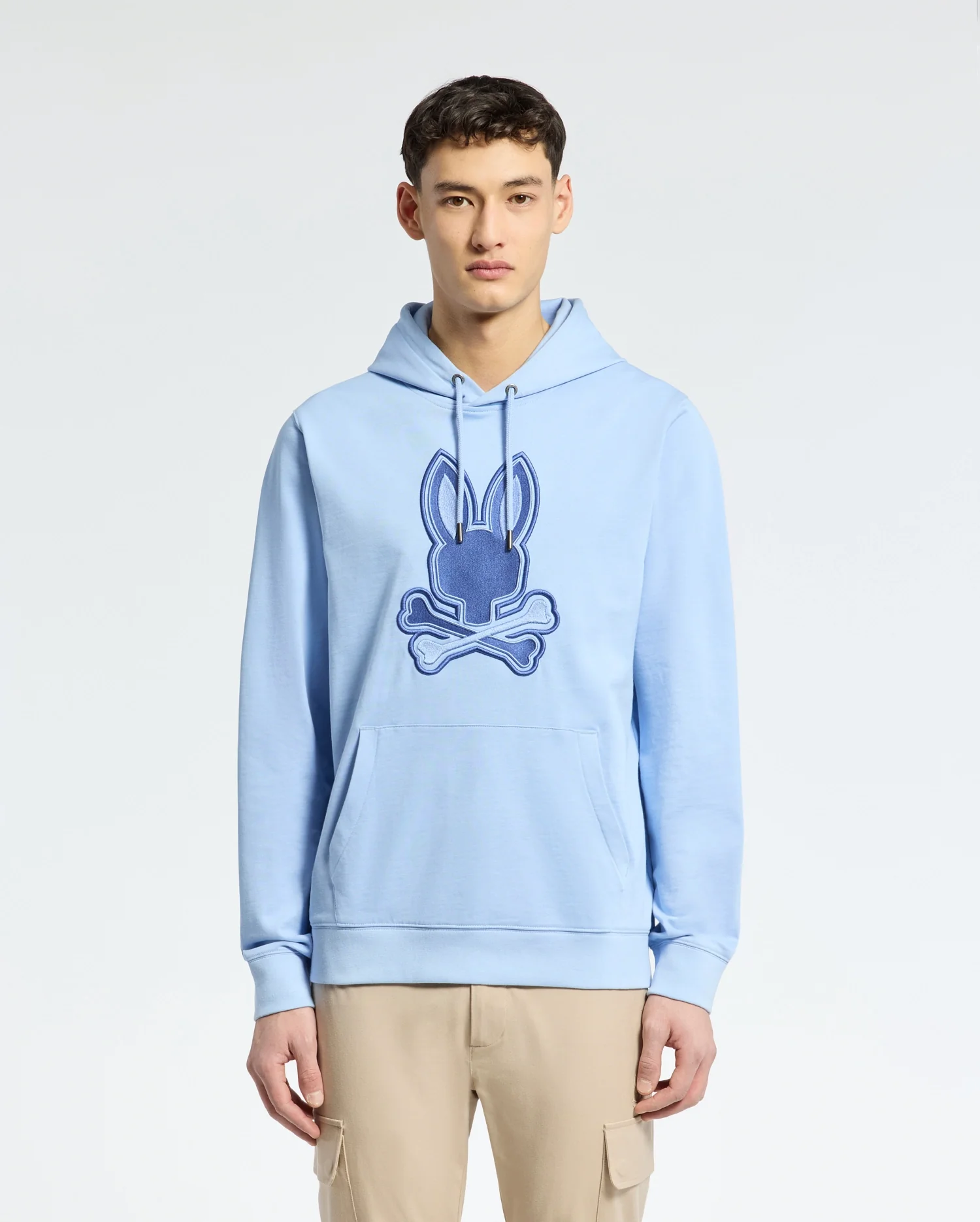 MENS NEW CASTLE EMBROIDERED FRENCH TERRY HOODIE - B6H517F200