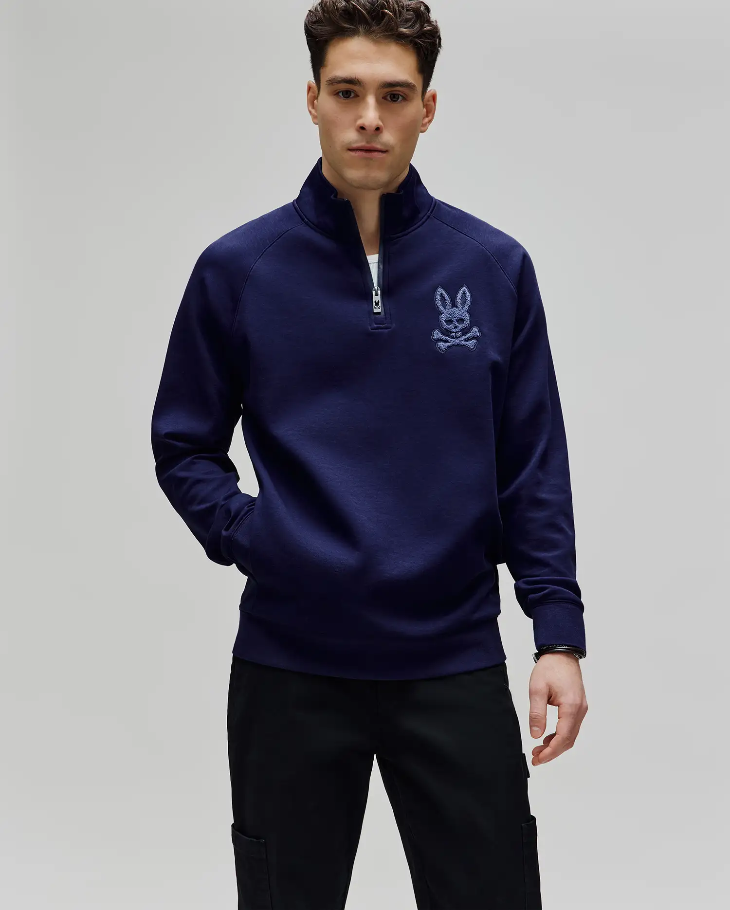 MENS TATE 1/4 ZIP CHENILLE PULLOVER - MT0500148