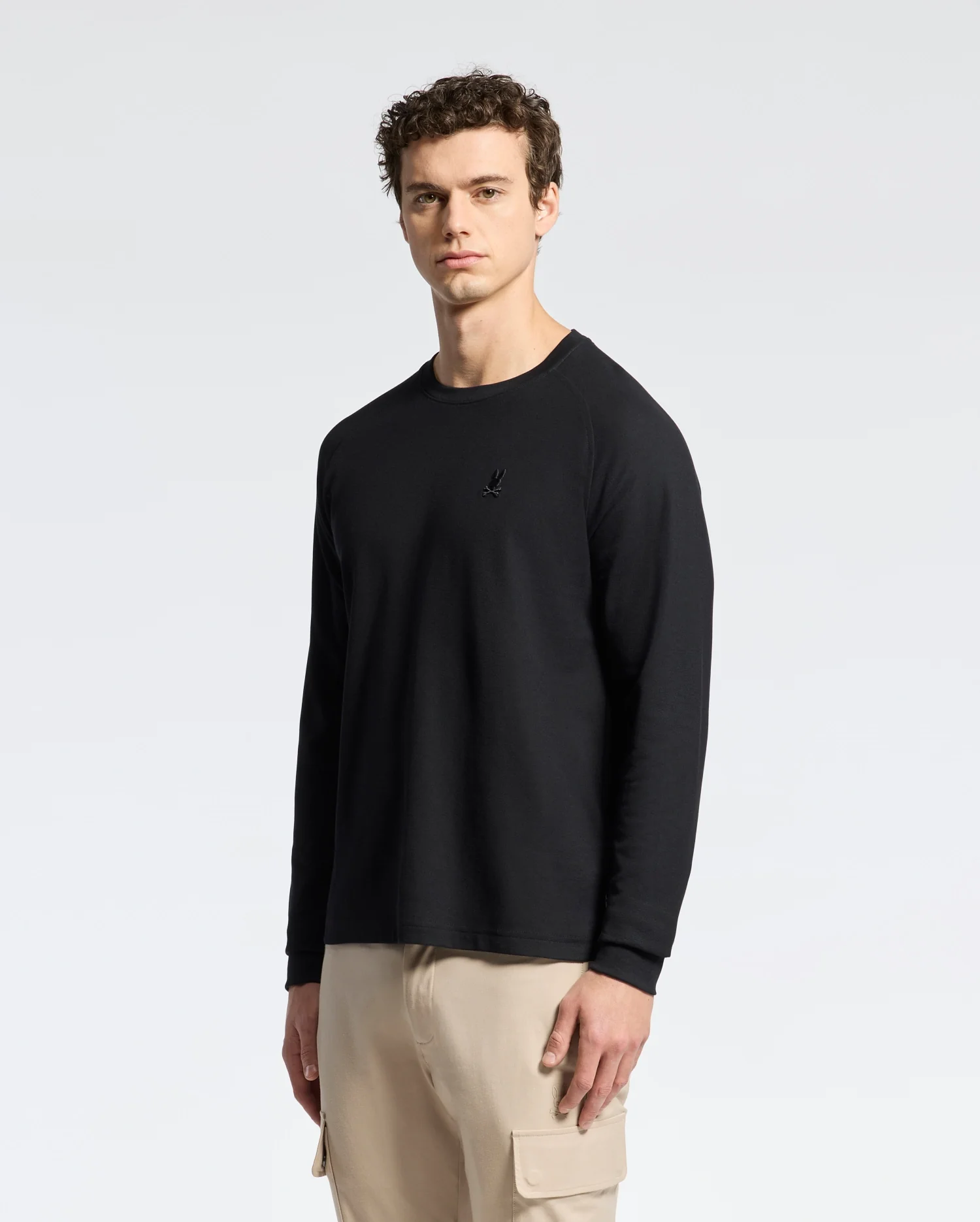 MENS TAYLOR PIQUE LONG SLEEVE TEE - B6T580F200 - Image 4