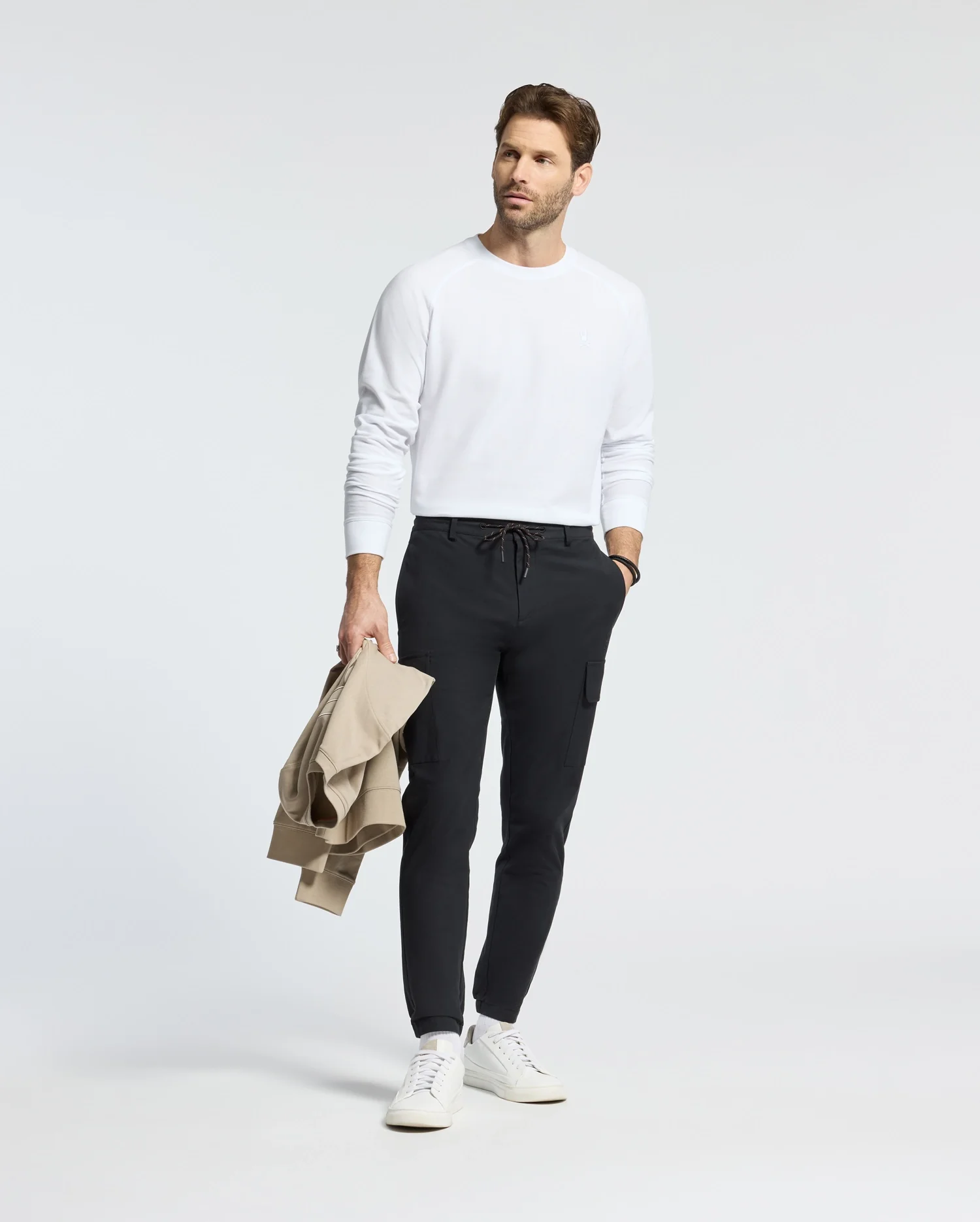 MENS TAYLOR PIQUE LONG SLEEVE TEE - B6T580F200 - Image 6