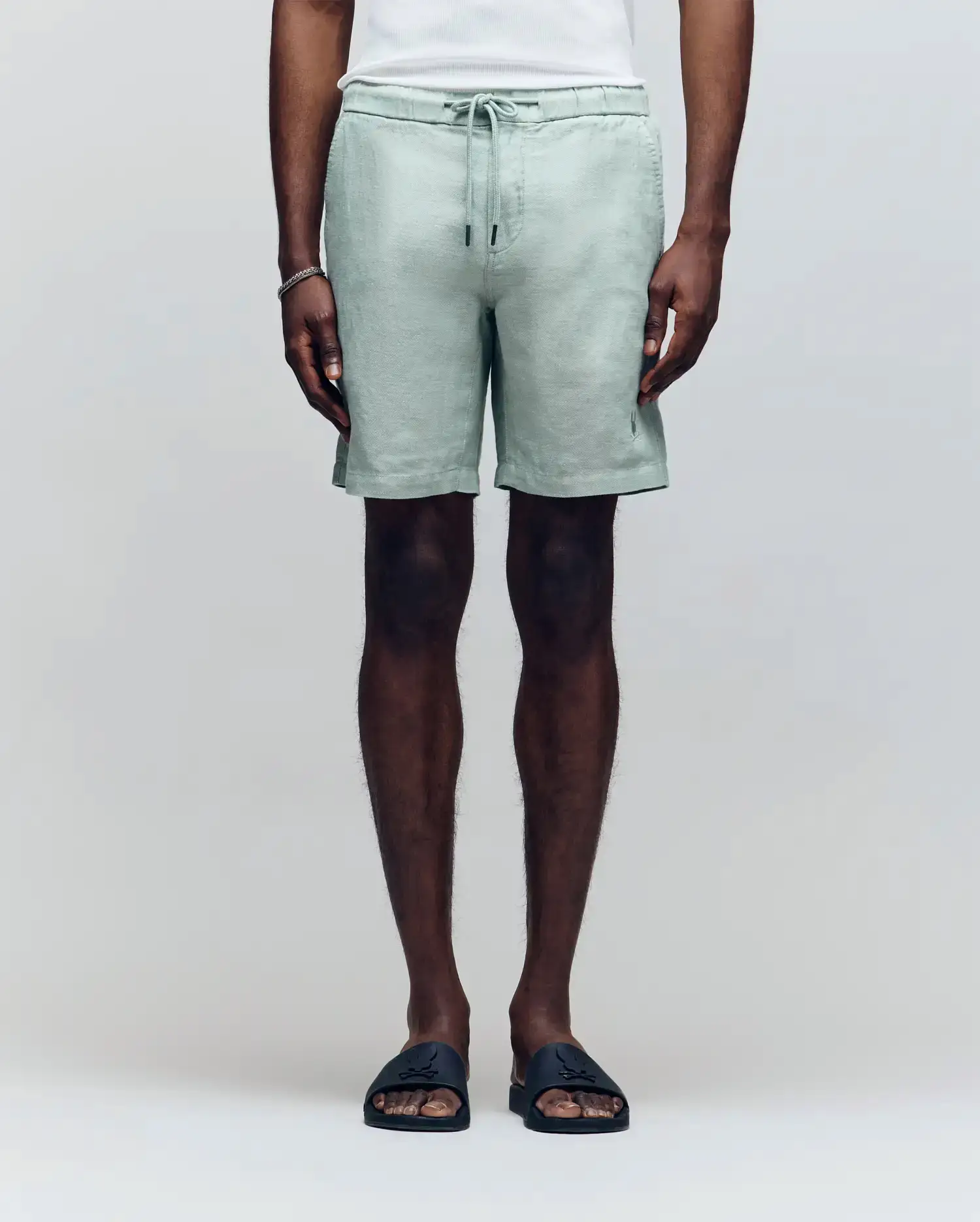 MENS WINDCREST LINEN BLEND DRAWSTRING SHORT - B6R474C200