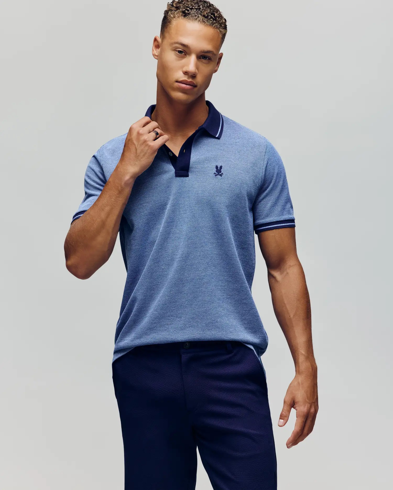QUINTON TEXTURE PIQUE POLO - MT0100003 - Image 4